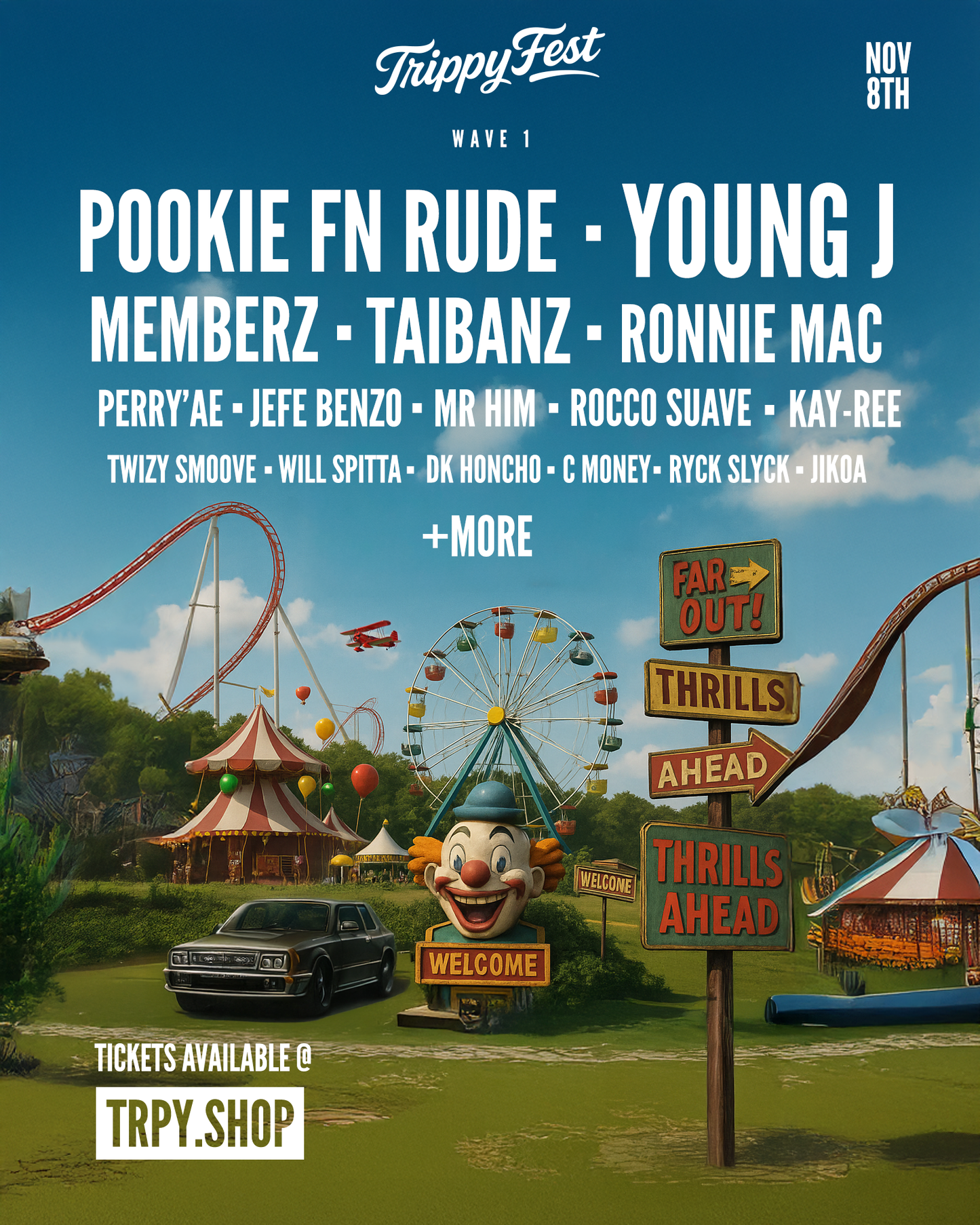 TRIPPY FEST (PPV) EARLY BIRD PRESALE
